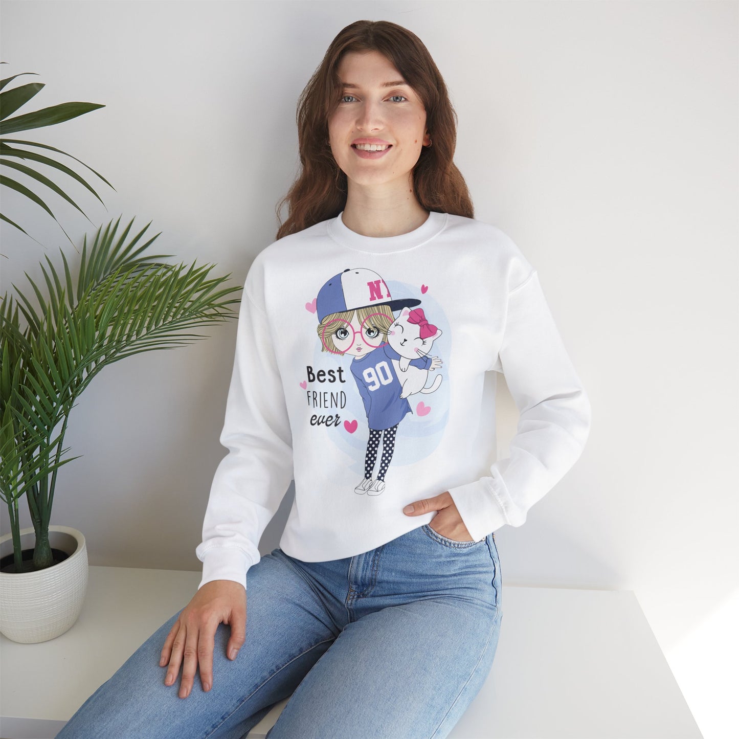 Unisex Heavy Blend™ Crewneck Sweatshirt - Best_Friends_Sisters_10