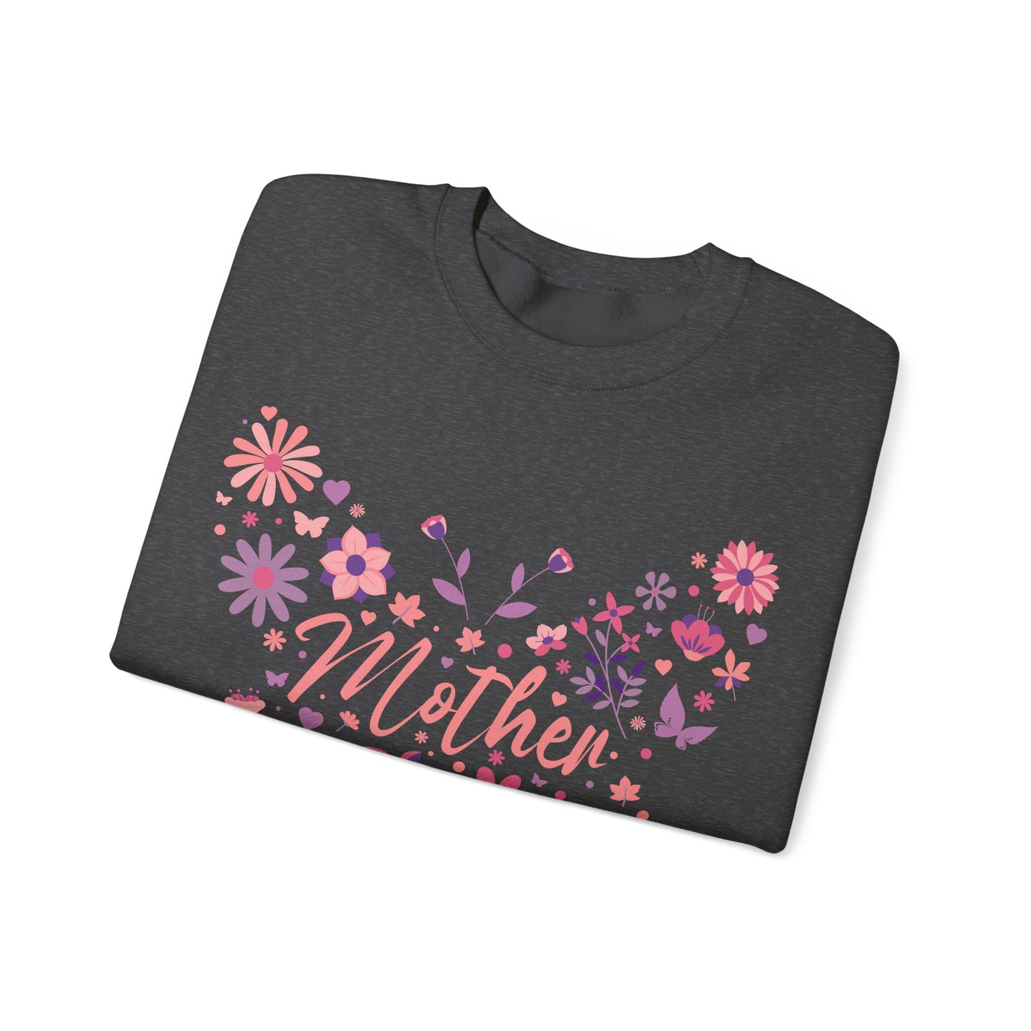 Unisex Heavy Blend™ Crewneck Sweatshirt - Awesome Mom - Butterfly Mother