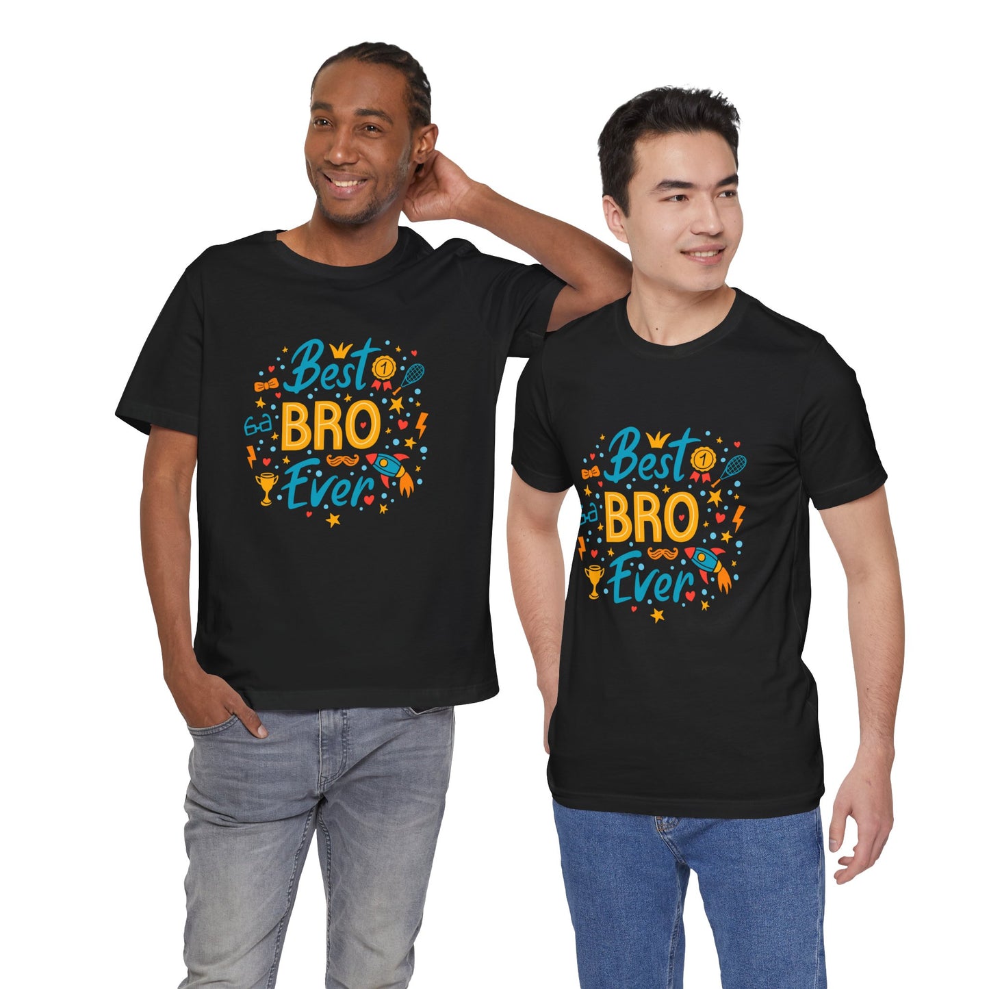 Best_Friends_Design_Brothers_2 - Unisex Jersey Short Sleeve Tee - Bella Canvas 3001