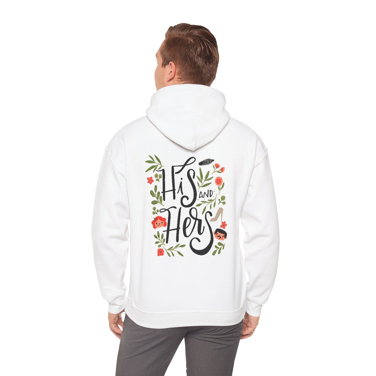 Unisex Heavy Blend™ Hooded Sweatshirt - Couples_Hoodies_Design_29_Back