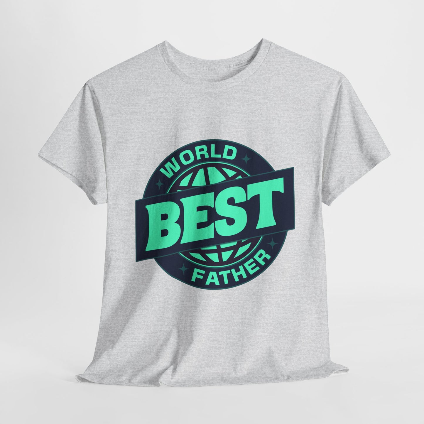 Unisex Heavy Cotton Tee -World Best Father_T_Shirt