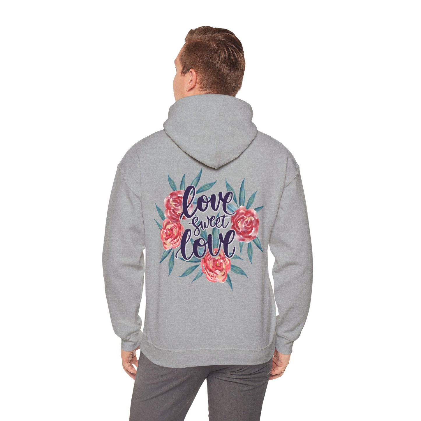 Unisex Heavy Blend™ Hooded Sweatshirt - Couples_Hoodies_Design_1_Back