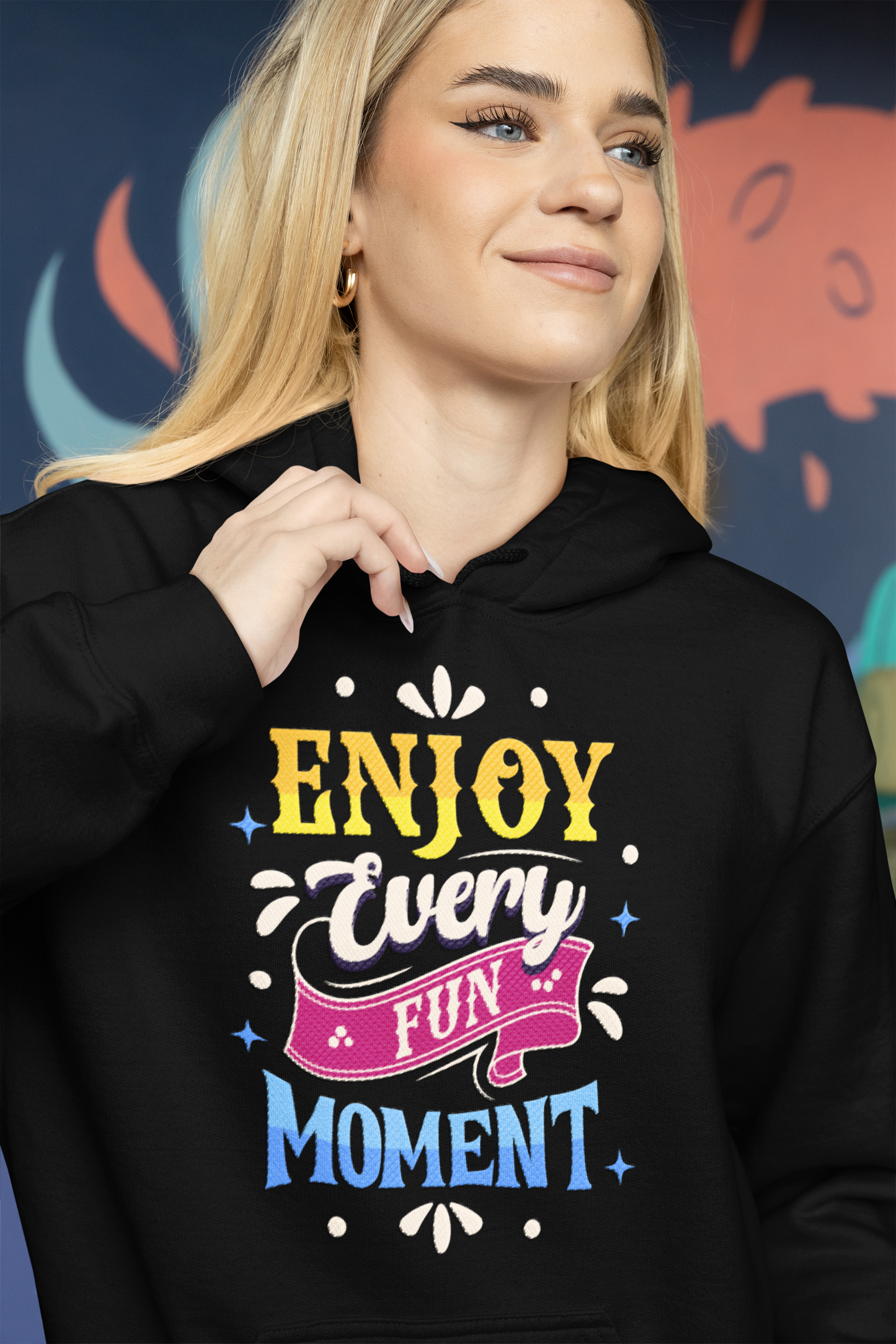 Unisex Heavy Blend™ Hooded Sweatshirt - Enjoy Every Fun Moment_Hoodie