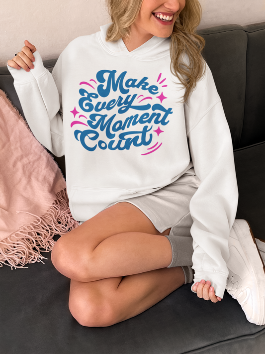 Unisex Heavy Blend™ Hooded Sweatshirt - Make Every Moment Count_Hoodie