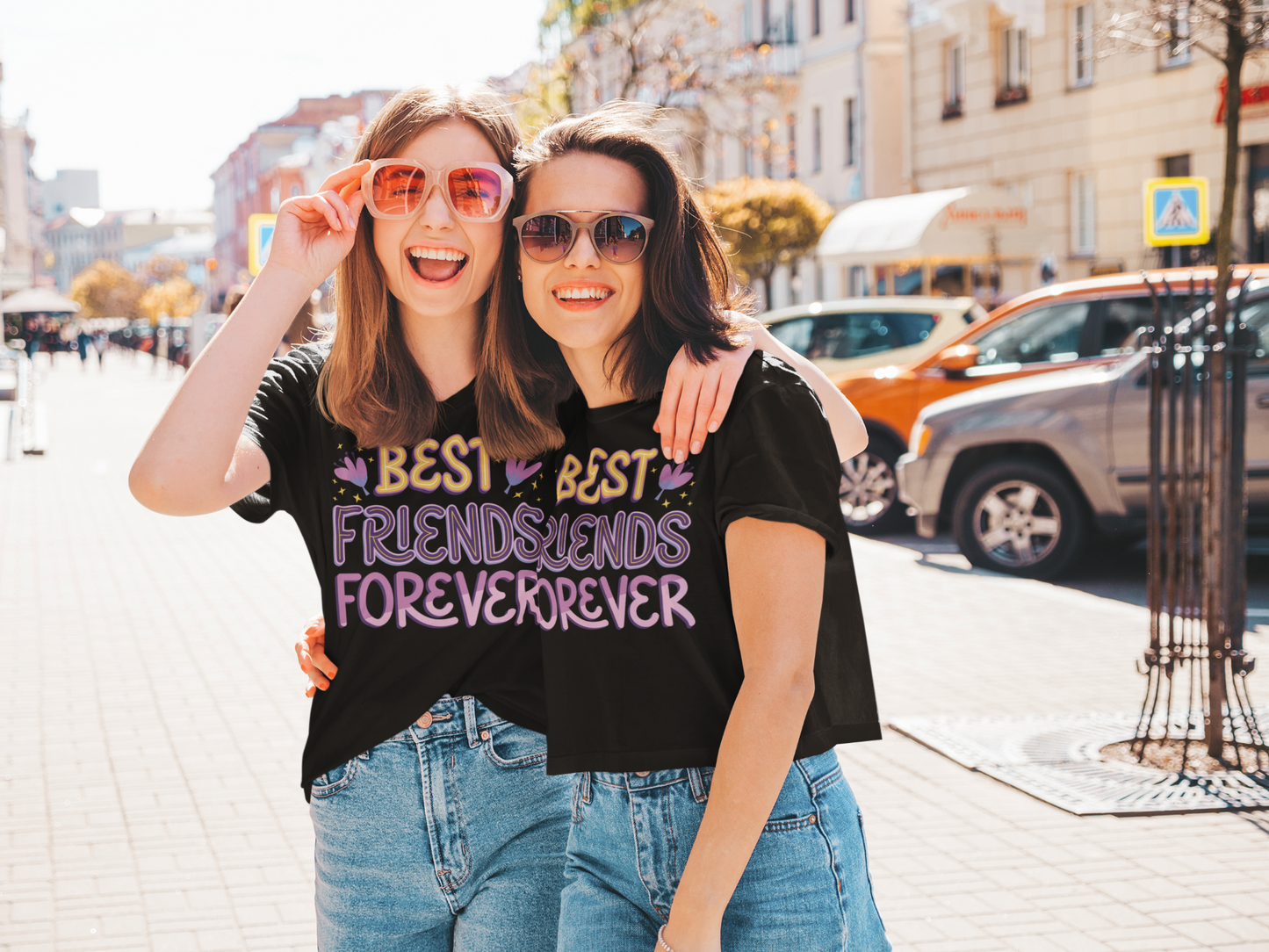 Best_Friends_Design_Sisters_14 - Unisex Jersey Short Sleeve Tee - Bella Canvas 3001