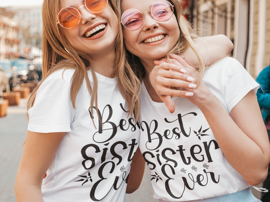 Best_Friends_Design_Sisters_1 - Unisex Jersey Short Sleeve Tee - Bella Canvas 3001