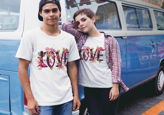 Couple T-Shirts - Unisex Jersey Short Sleeve Tee - Design_1_31