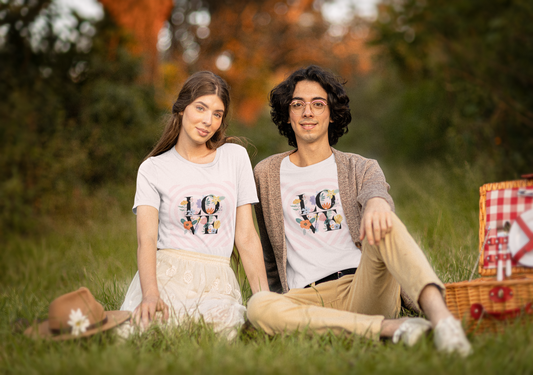 Couple T-Shirts - Unisex Jersey Short Sleeve Tee - Design_1_32