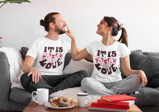 Couple T-Shirts - Unisex Jersey Short Sleeve Tee - Design_1_33