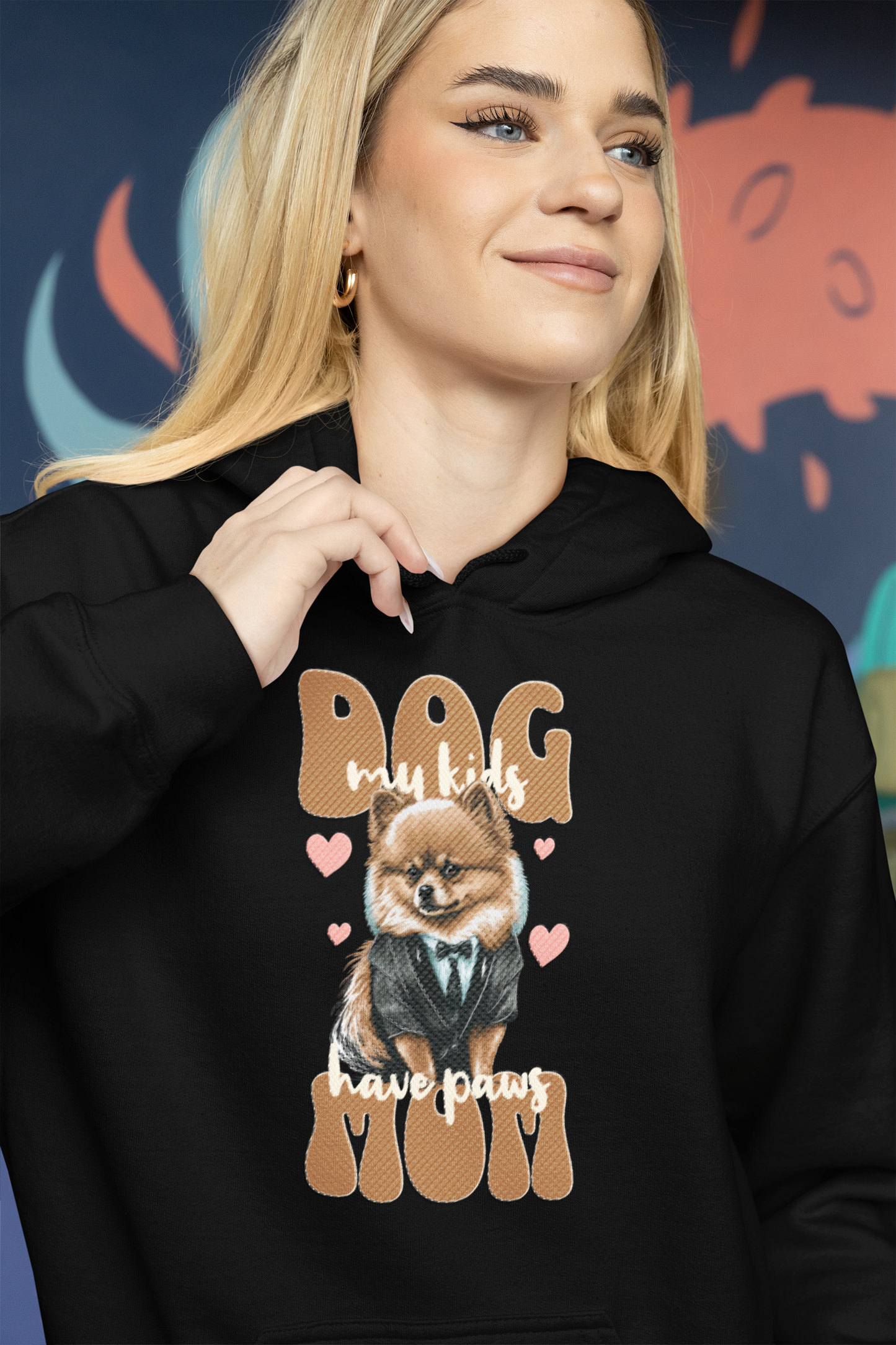 Unisex Heavy Blend™ Hooded Sweatshirt - Dog Mom_Hoodie