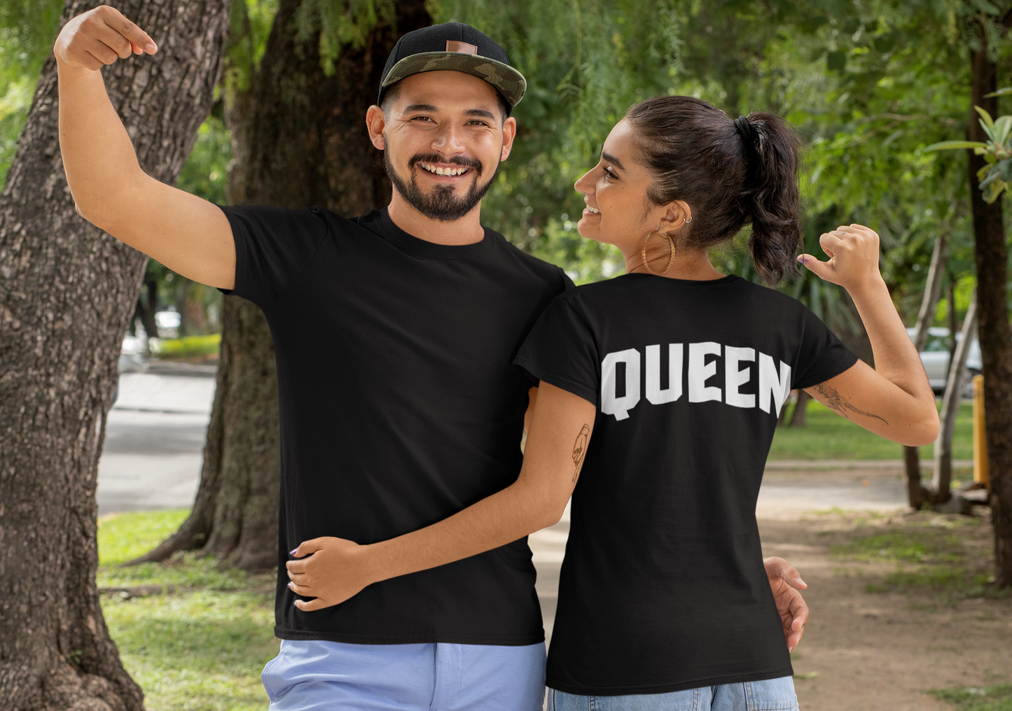 Couple T-Shirts - Unisex Jersey Short Sleeve Tee - Queen_5