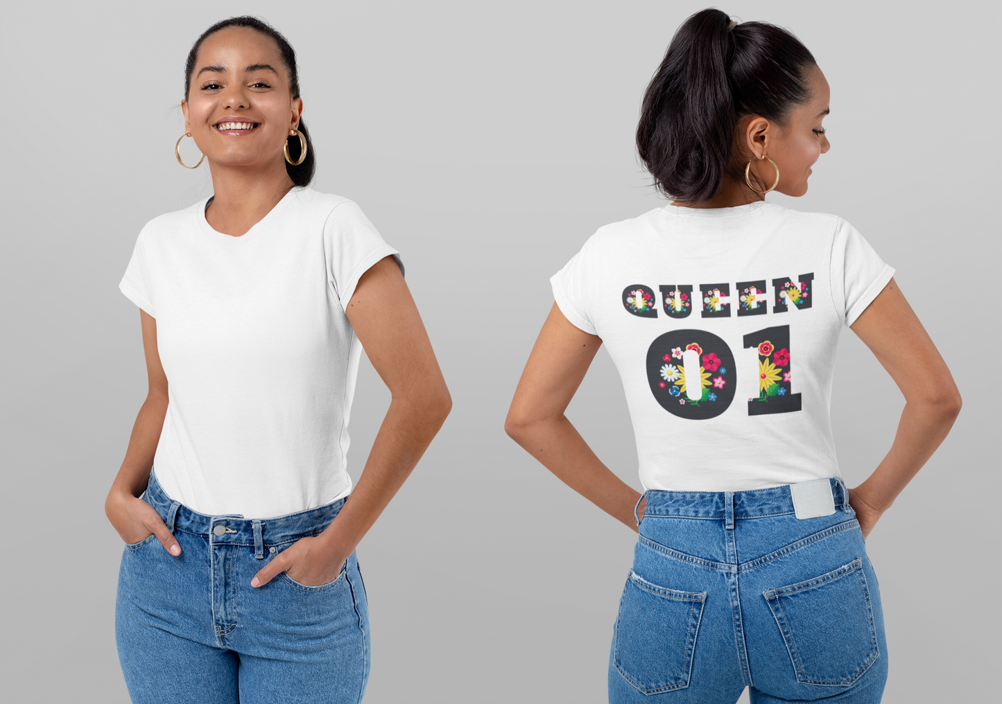 Couple T-Shirts - Unisex Jersey Short Sleeve Tee - Queen_8