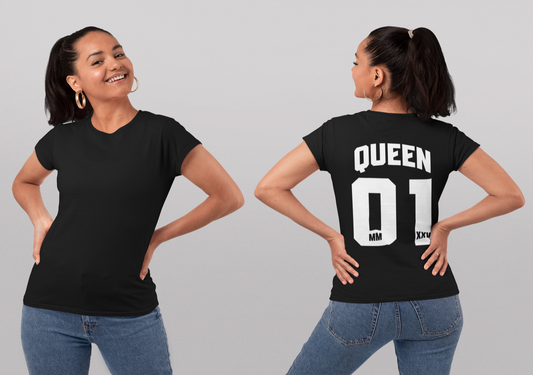 Couple T-Shirts - Unisex Jersey Short Sleeve Tee - Queen_2