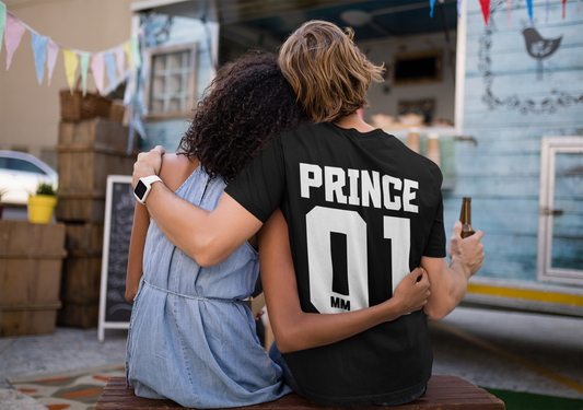 Couple T-Shirts - Unisex Jersey Short Sleeve Tee - Prince_1