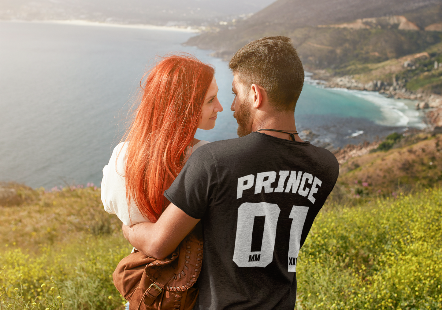 Couple T-Shirts - Unisex Jersey Short Sleeve Tee - Prince_2