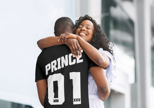 Couple T-Shirts - Unisex Jersey Short Sleeve Tee - Prince_3