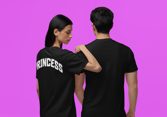 Couple T-Shirts - Unisex Jersey Short Sleeve Tee - Princess_5