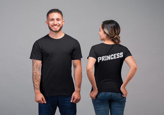 Couple T-Shirts - Unisex Jersey Short Sleeve Tee - Princess_6