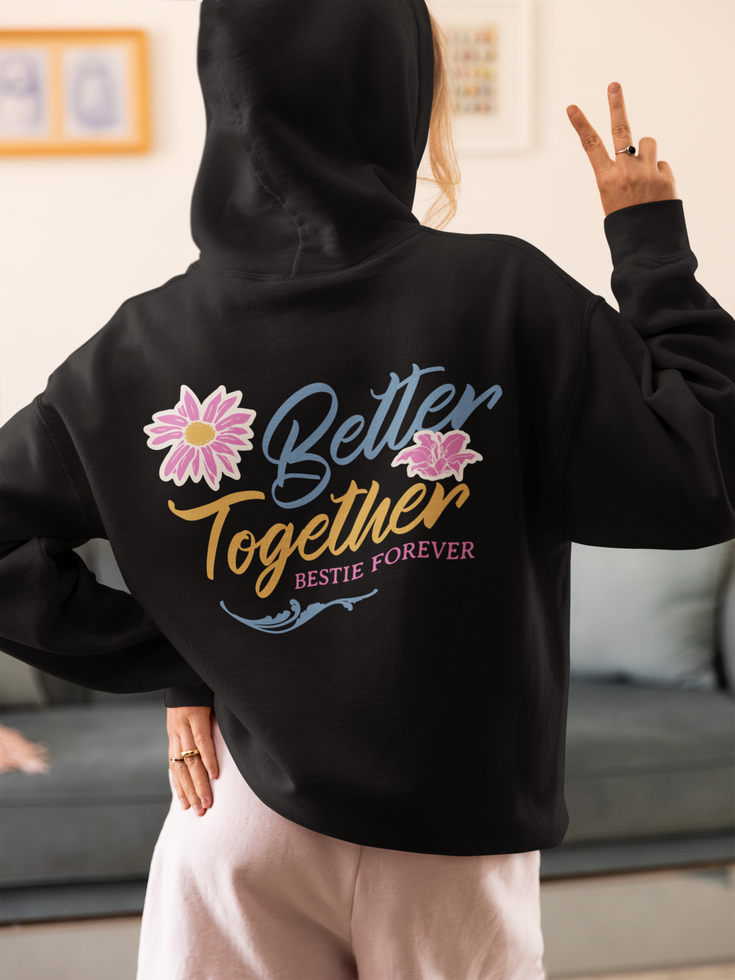 Unisex Heavy Blend™ Hooded Sweatshirt - Best_Friends_Sisters_4