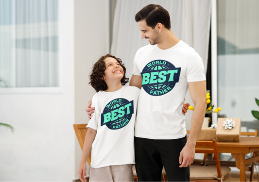 Unisex Heavy Cotton Tee -World Best Father_T_Shirt